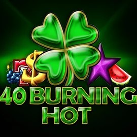 40 Burning Hot slot logo by Amusnet Interactive at CasinOK Casino40 Burning Hot