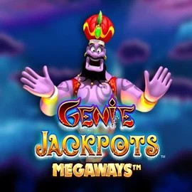 Genie Jackpots Megaways slot logo by Blueprint Gaming at CasinOK CasinoGenie Jackpots Megaways