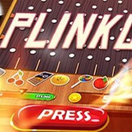Plinko slot logo by BGAMING at CasinOK CasinoPlinko