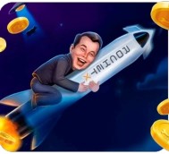 Logo of Rocket X from 1win Games at CasinOK Casino