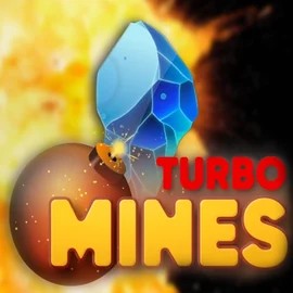 Turbo Mines slot logo by Turbo Games at CasinOK CasinoTurbo Mines